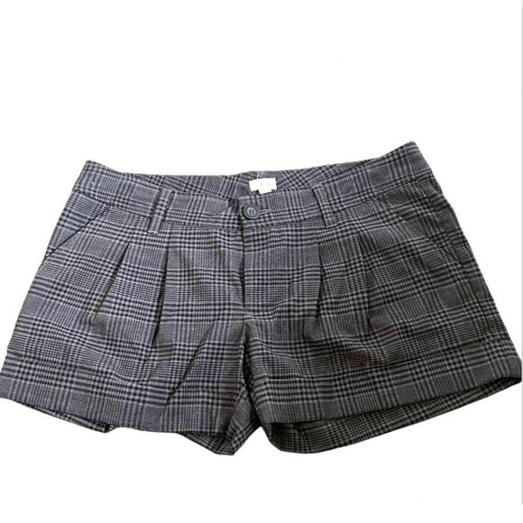 Frenchi plaid grey shorts - Picture 1 of 14
